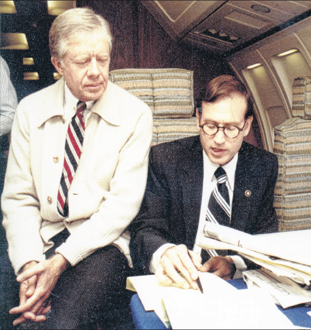 Stu Eizenstat and Jimmy Carter